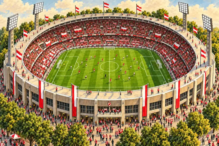 Pełne trybuny stadionu